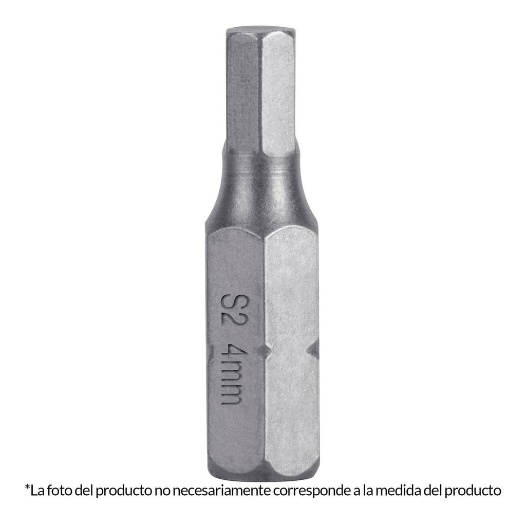 Puntas Hexagonal 6 Mm Largo 1'' 5pz Truper 12549