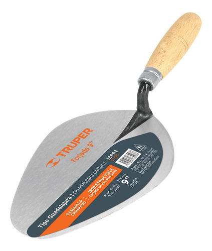 [TR-CT-9G] Cuchara Para Albañil, 9", Tipo Guadalajara Truper 12994