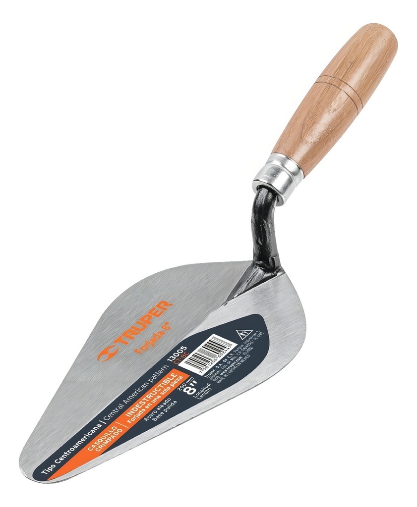 [TR-CT-8C] Cuchara Centroamericana 8" Una Pieza Truper 13005