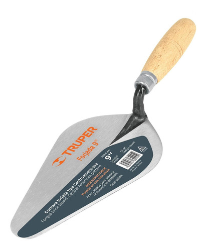 Cuchara Para Albañil, 9'', Centroamericana Truper 13006