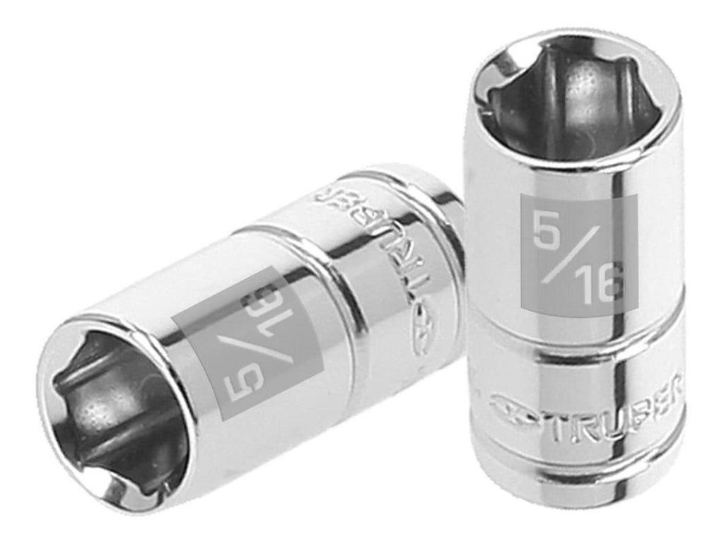 Dado 1/4' 6 Puntas Standard 5/16' Truper 13158