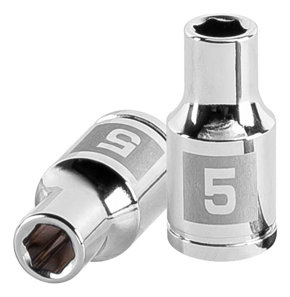 Dado 1/4" 6 Puntas Milimetrico 5 Mm Truper 13167