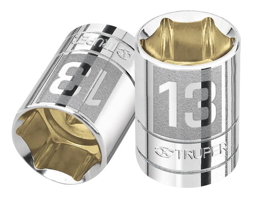 Dado 1/4" 6 Puntas Milimetrico 13 Mm Truper 13175
