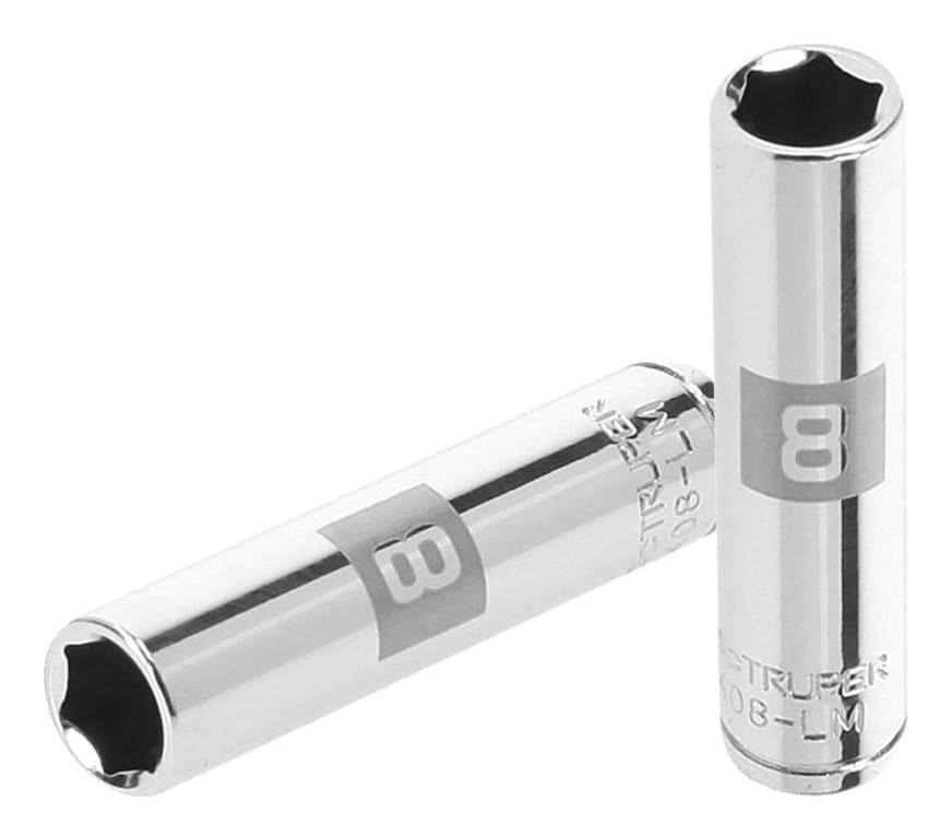 Dado 1/4' 6 Puntas Milimetrico Largo 8 Mm Truper 13202