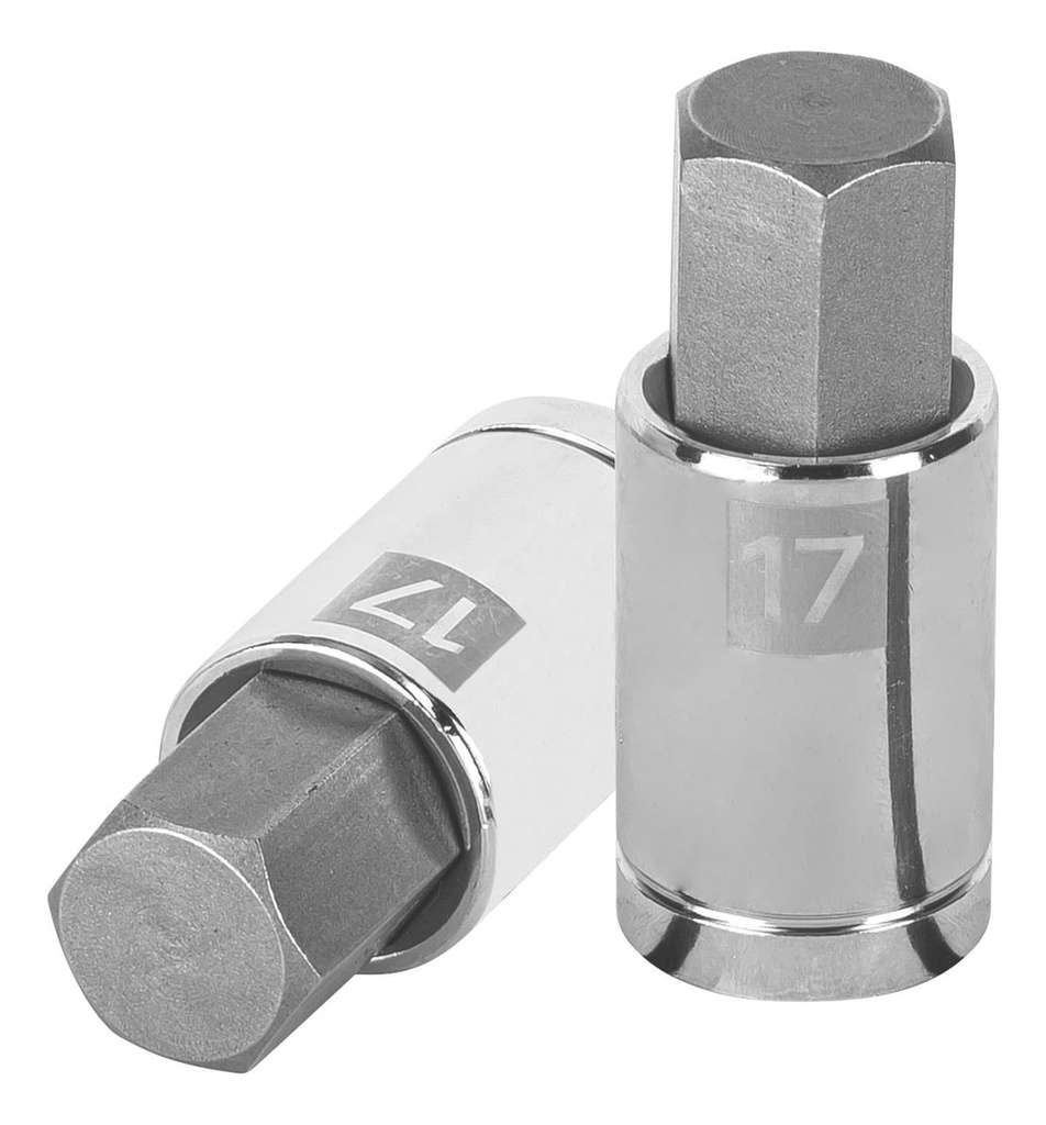 Dado 1/2" Punta Hexagonal Milimetrico 17 Mm Truper 13286