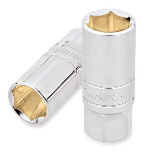 Dado 1/2" 6 Puntas Standard P/ Bujia 13/16" Truper 13366