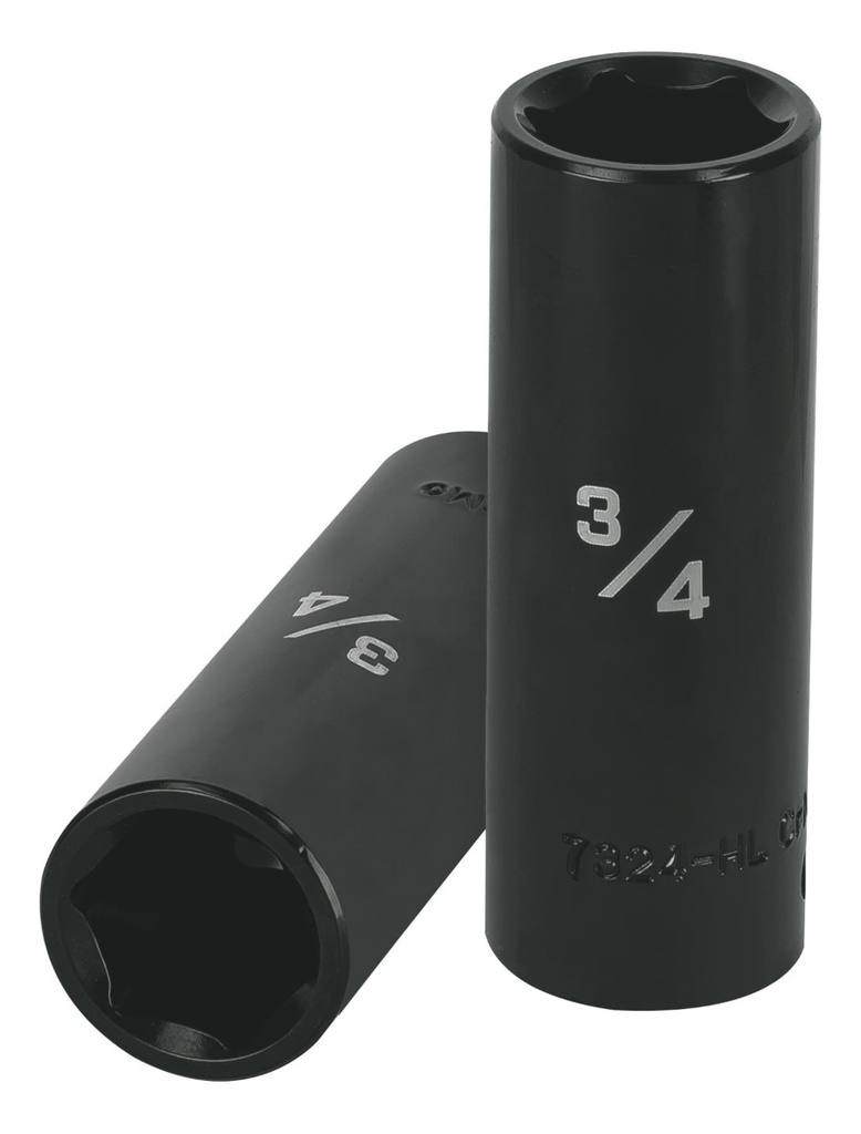 Dado 1/2" 6 Puntas Impacto Largo 3/4" Truper 13392