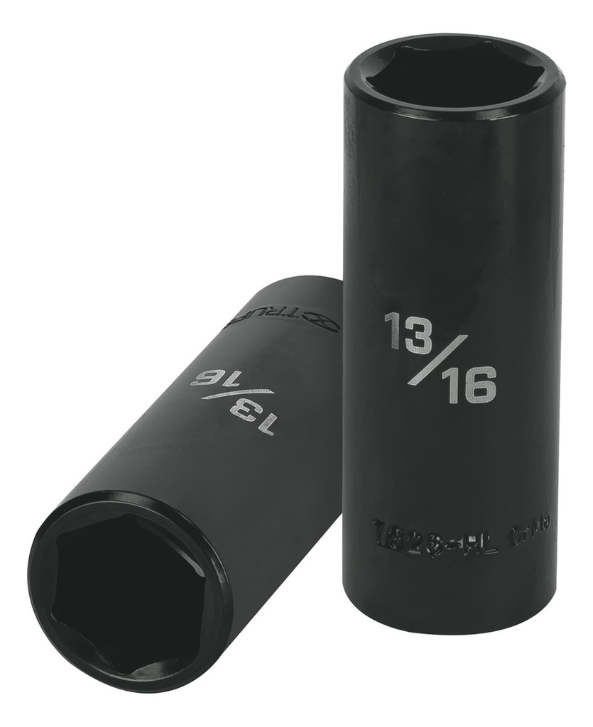Dado 1/2" 6 Puntas Impacto Largo 13/16" Truper 13393