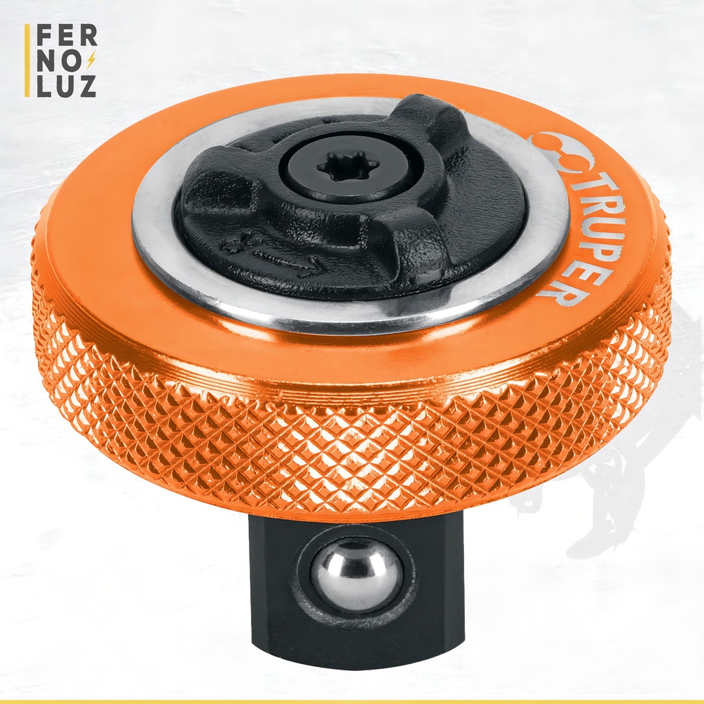 Llave Crique De Palma Mini De Mano Encastre 1/2 Truper 13653 Color Naranja