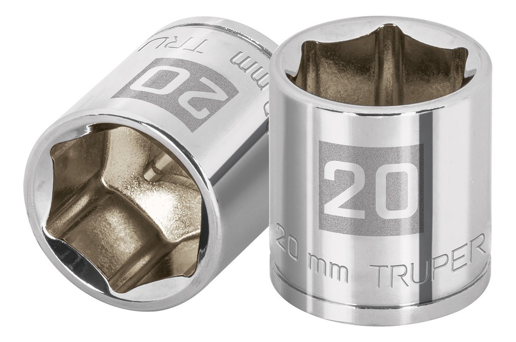 Dado 3/8" 6 Puntas Milimetrico 20 Mm Truper 13684
