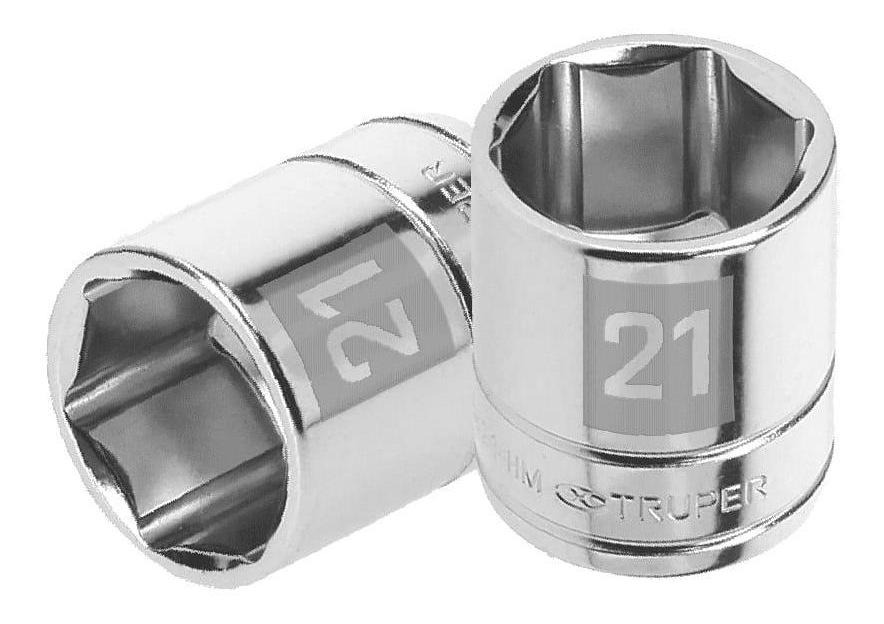 Dado 3/8' 6 Puntas Milimetrico 21 Mm Truper 13685
