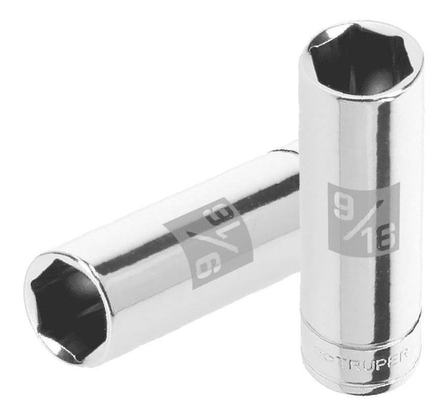 Dado 3/8' 6 Puntas Standard Largo 9/16' Truper 13715