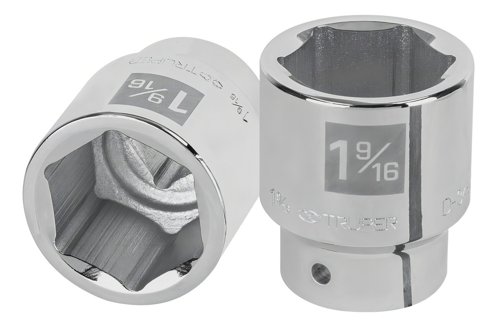 Dado De 1-9/16 , 6 Puntas, Cuadro 3/4 , Truper 13833