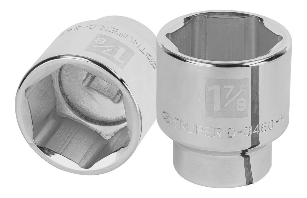 Dado 3/4' 6 Puntas Standard 1-7/8' Truper 13838