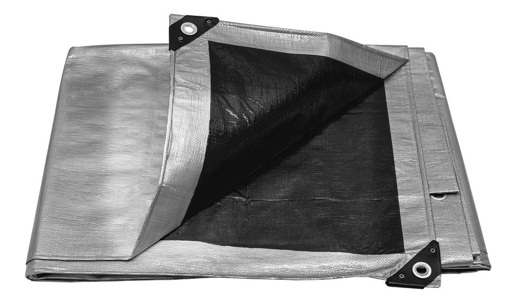 Lona Reforzada Gris 3 X 4 Mt Truper 15363