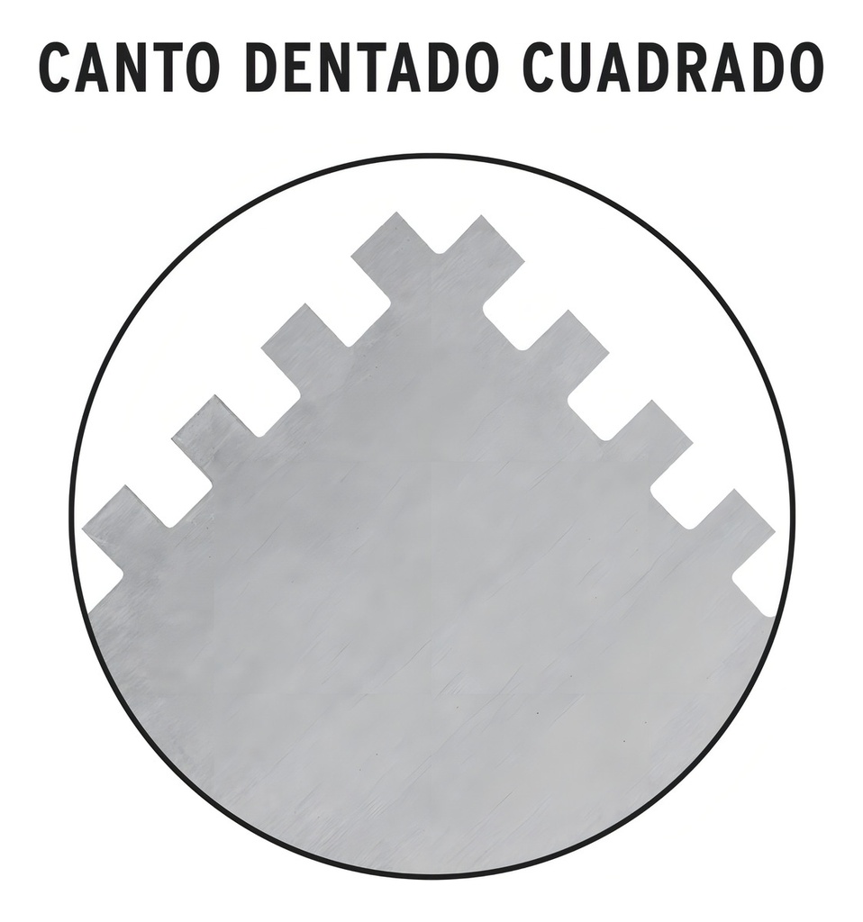 Llana, Canto Dentado Cuadrado, 6 Remaches, 11 , 15413 Truper
