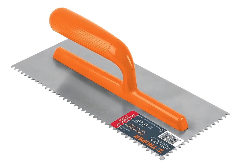 [TR-LLP-6D] Llana Diente Triangulo 6 Remaches Plastico Truper 15415
