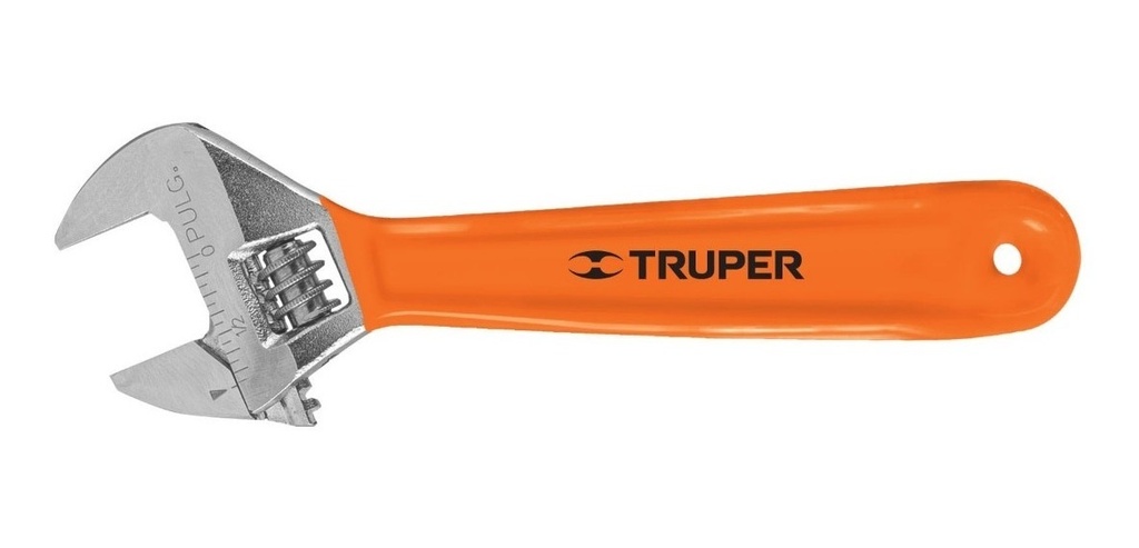 Llave Perico 6'' X 3/4'' Cromada Plastisol Truper 15509