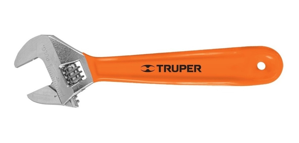 Llave Perico 8'' X 5/16'' Cromada Plastisol Truper 15510