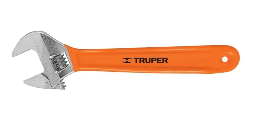 Llave Perico 12'' X 1-5/16'' Cromada Plastisol Truper 15512