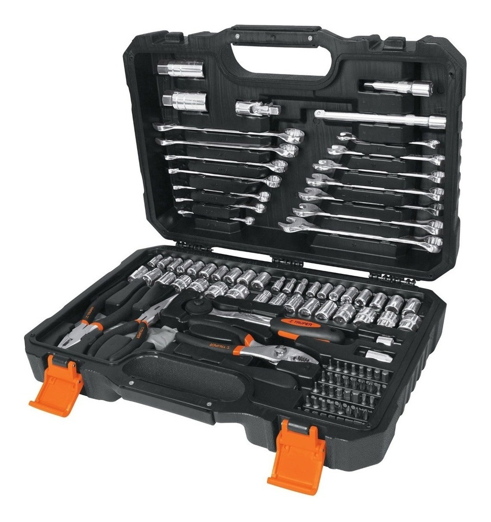 Juego Autocle 3/8" Mixto 124 Pz Truper 17090
