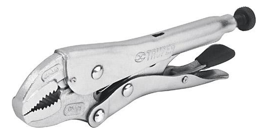 Pinza De Presión 7', Mordaza Curva Truper 17421
