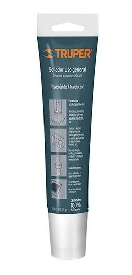 Silicon Transparente 85 Gr Truper 17562