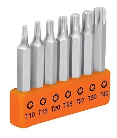 Juego Puntas 2' Torx 7 Pz Truper 17796