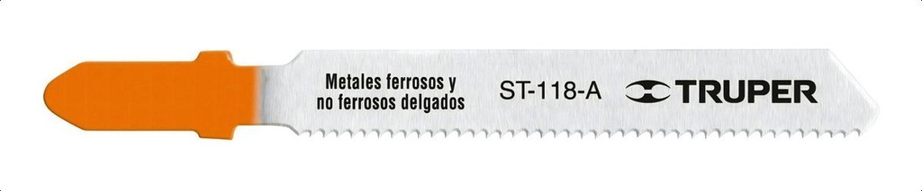 [TR-ST-118-A] Segueta Caladora Metal Delgado C Recto Truper 18128