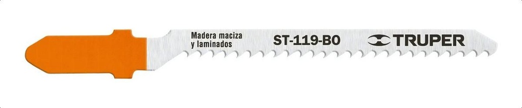 5 Seguetas Caladora Madera Laminada Curvo Truper St-119-bo