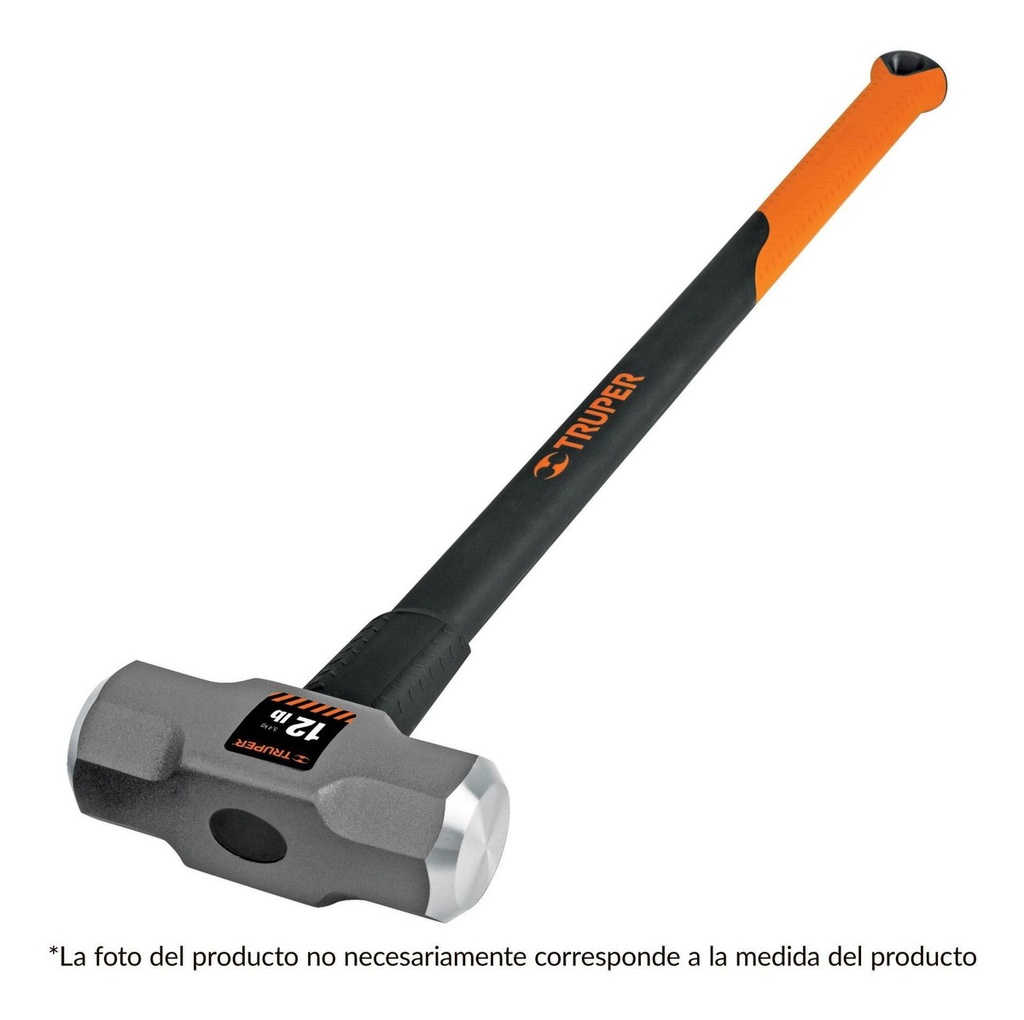 [TR-MD-6F] Marro 36" X 6 Lb Mango Fibra De Vidrio Truper 19884