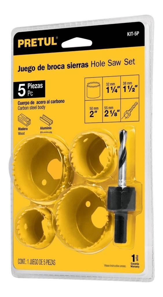 [TR-KIT-5P] Juego Instalar Cerraduras 5 Pz Pretul 23550