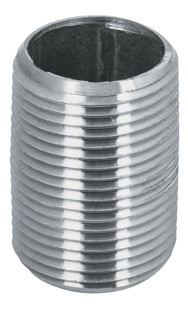 Niple Cuerda Corrida Galvanizado 2'' Foset 48791