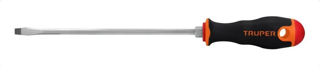 Destornillador Plano 1/4" X 8" Mango Comfort Truper 100833