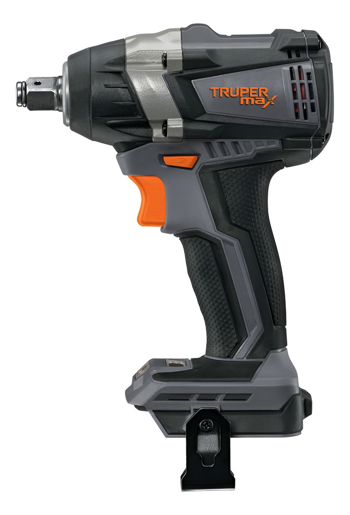 Llave Impacto Inalambrica Max 1/2'' Truper 101407 Gris Oscuro -
