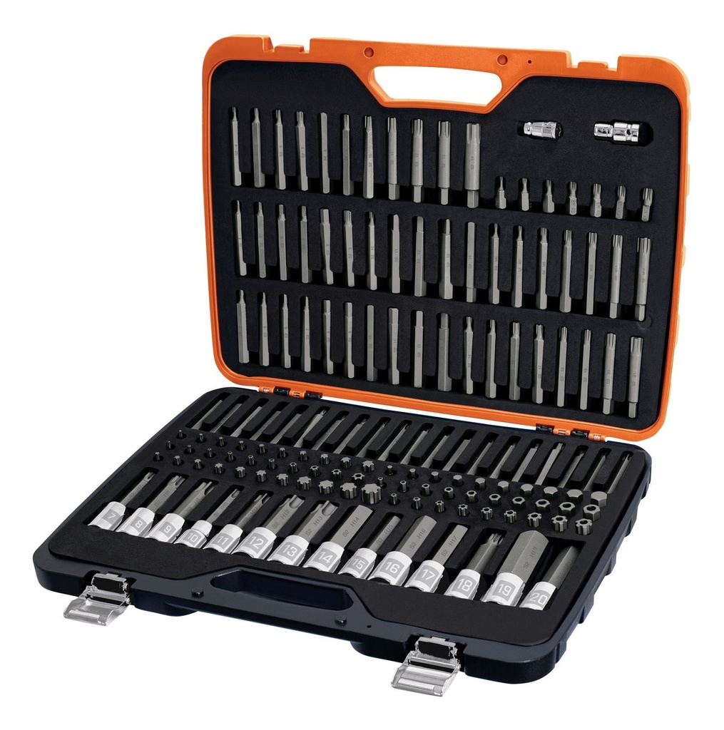 Juego Puntas Y Dados 1/2" Y 3/8" 150 Piezas Truper 102520