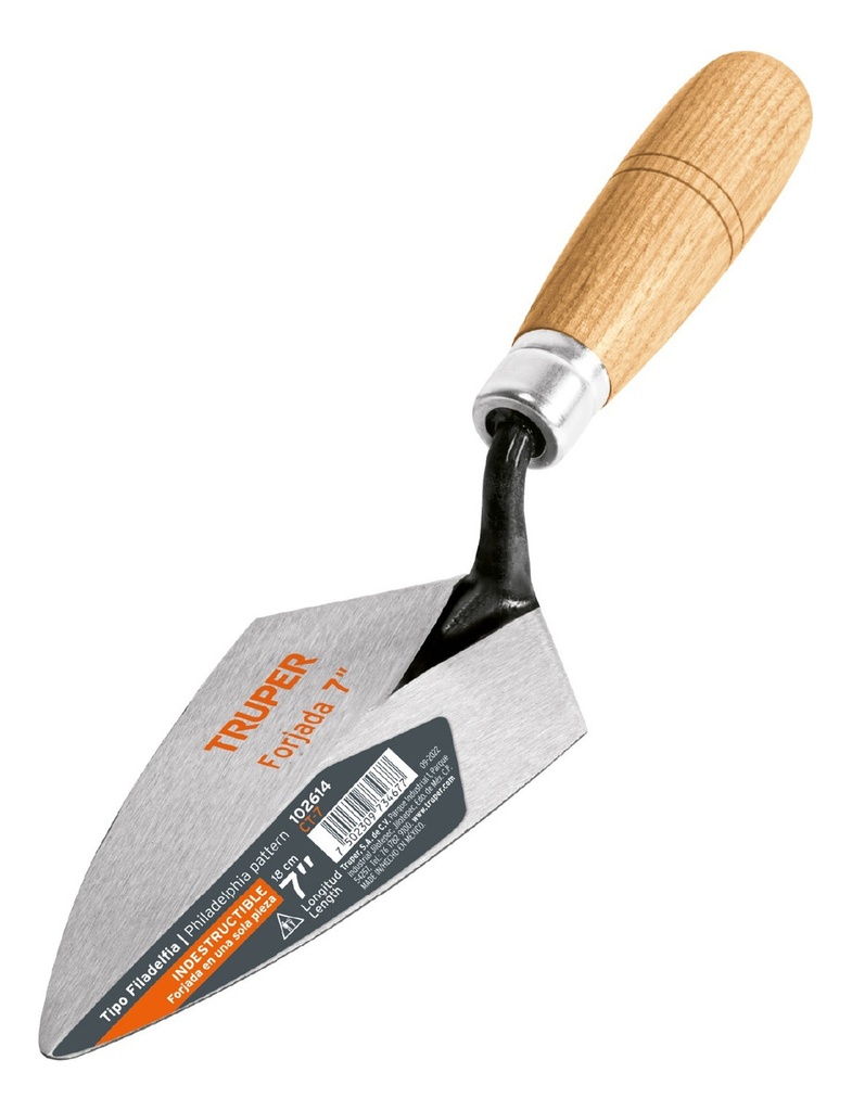 Cuchara Filadelfia 7'' Forjada Una Pieza Truper 102614