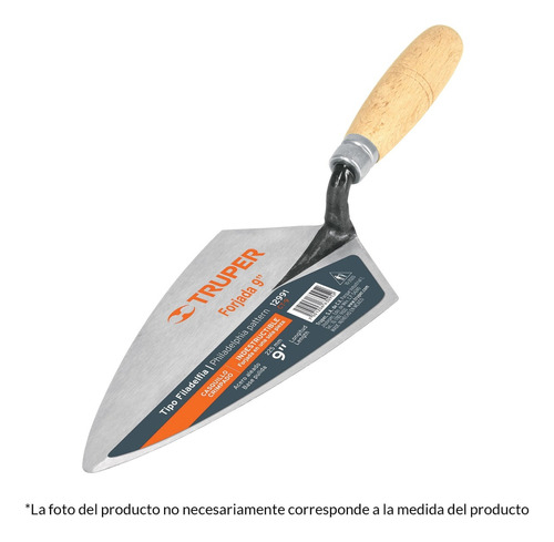 [TR-CT-8] Cuchara Filadelfia 8" Forjada Una Pieza Truper 102615
