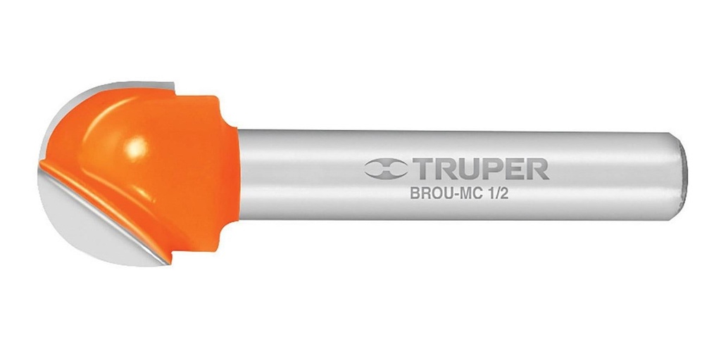 Broca Router Media Caña 1/2" Truper 11462