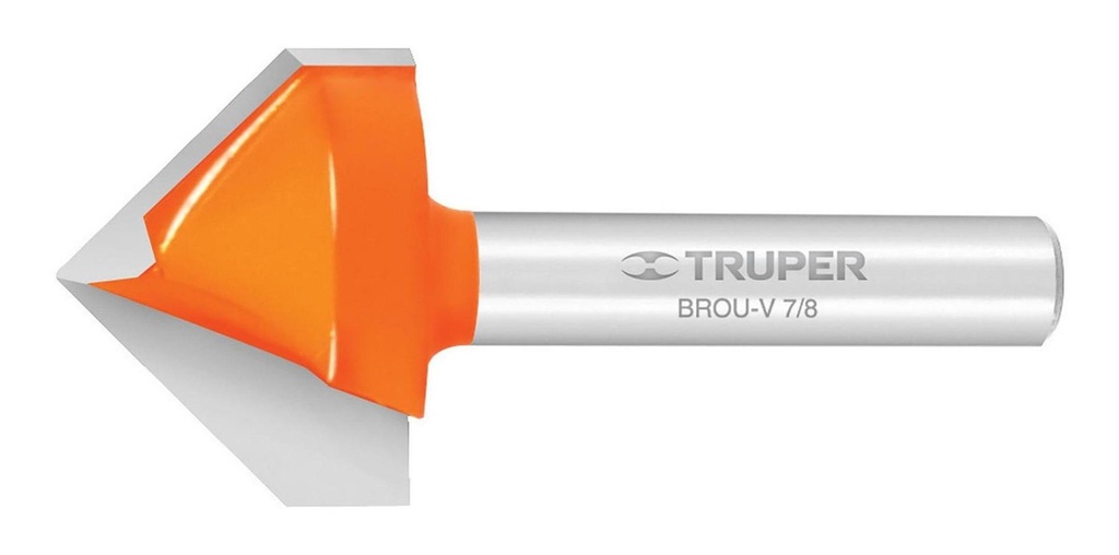 Broca Router Corte 'v' 7/8" X 90° Truper 11467