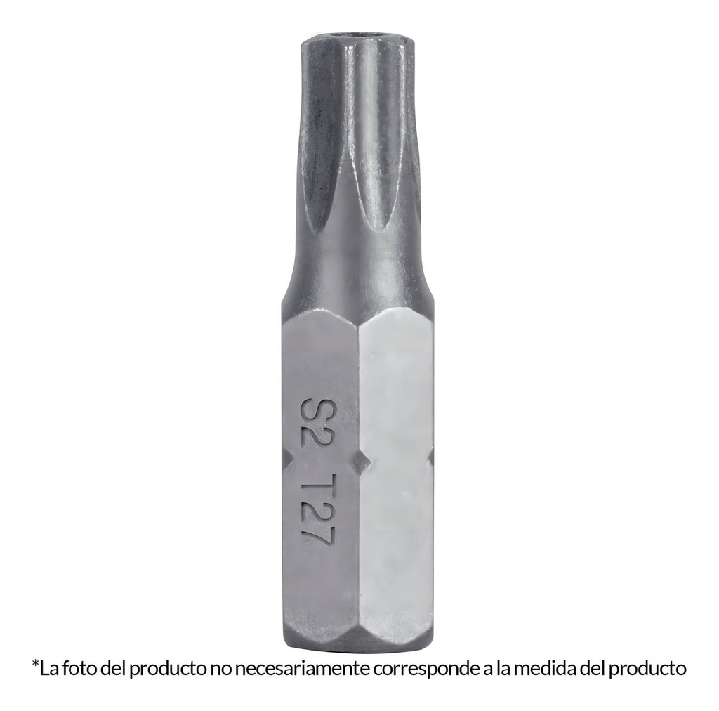 Puntas Torx C/seguro T25 Largo 1'' 5pz Truper 12327