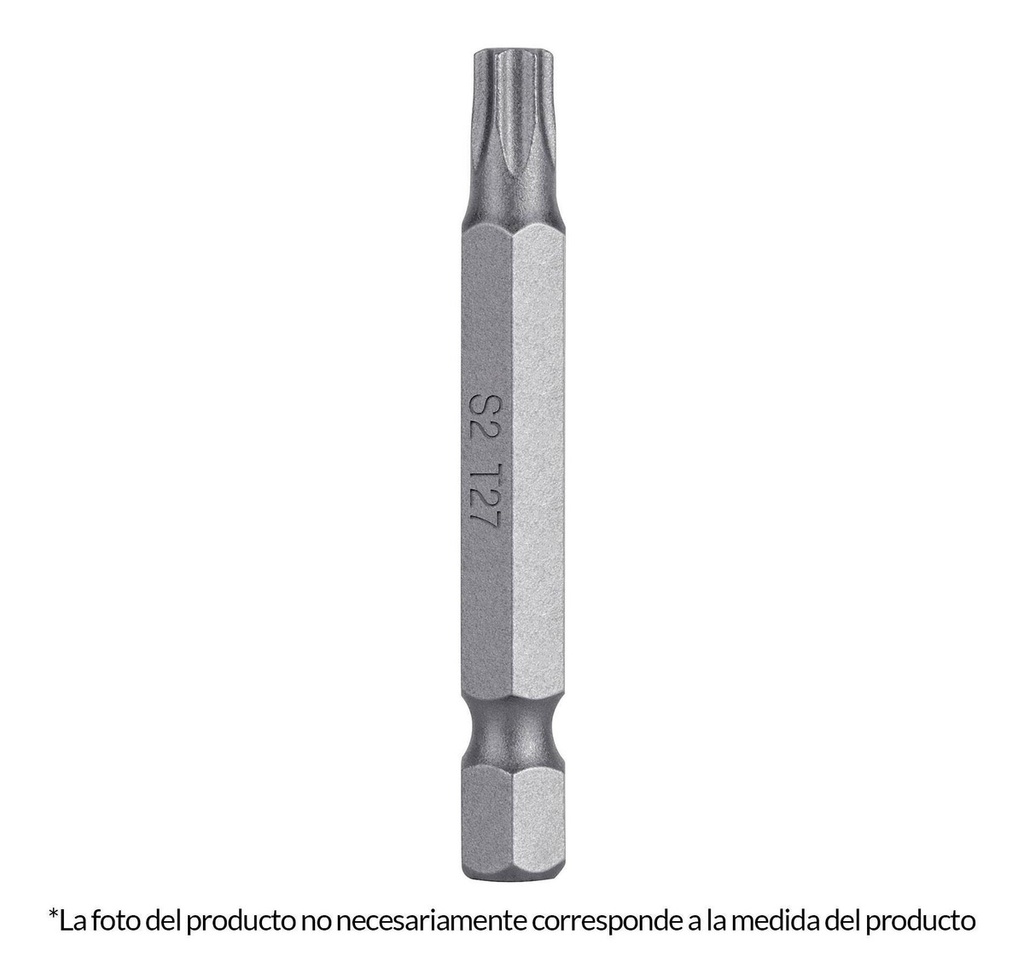 Puntas Torx C/seguro T10 Largo 2" 5pz Truper 12357