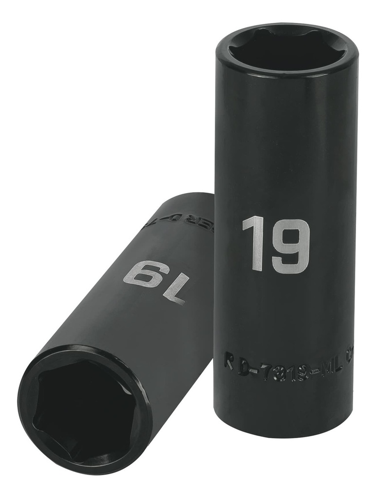 Dado 1/2" 6 Puntas Impacto Largo 19 Mm Truper 12431