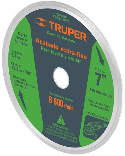 [TR-DID-190] Disco Diamante Rin Continuo 9" Truper 12978