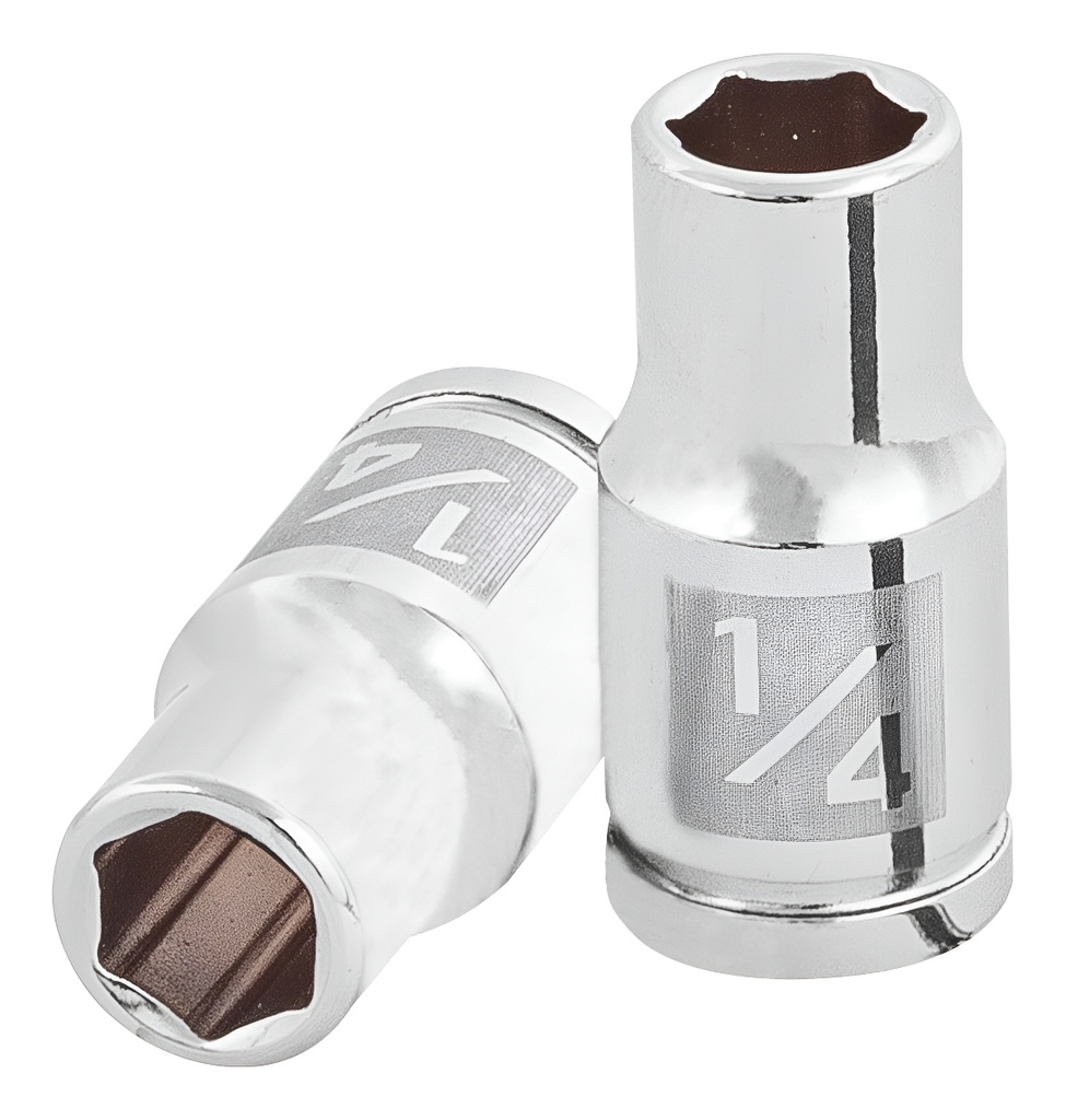 Dado De 1/4", 6 Puntas, Cuadro 1/4", Truper