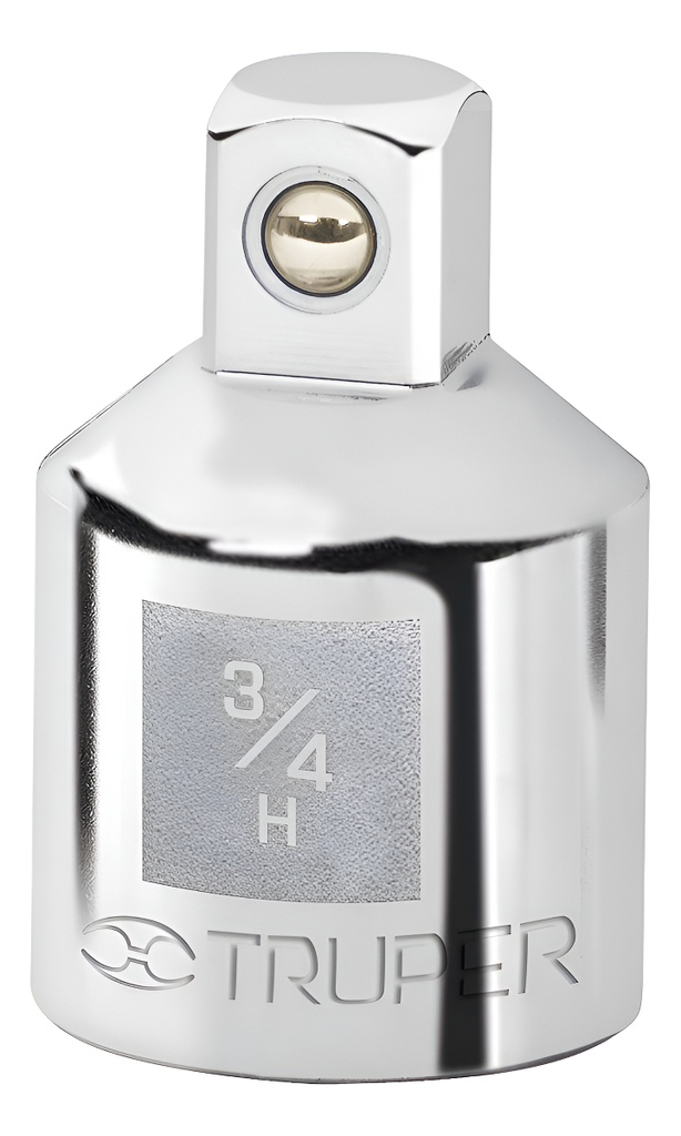Adaptador 3/4" H X 1/2" M Truper 13424 Gris