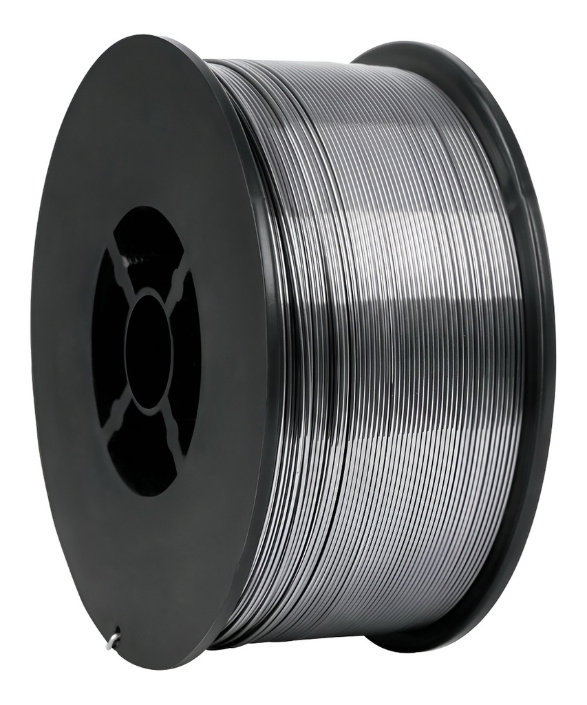 Carrete De Microalambre Tubular, Sin Gas De 5 Kg 13751 Color Gris Gris Oscuro