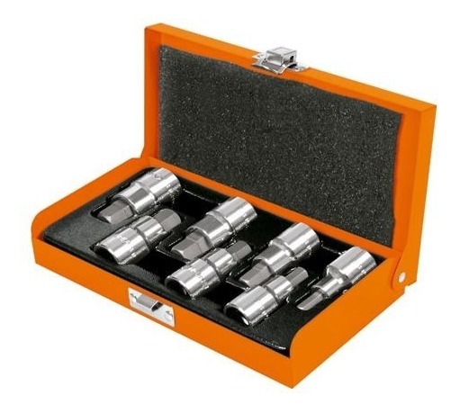 Juego Dados 1/2  Std Hexagonal 7 Pz Truper 13929