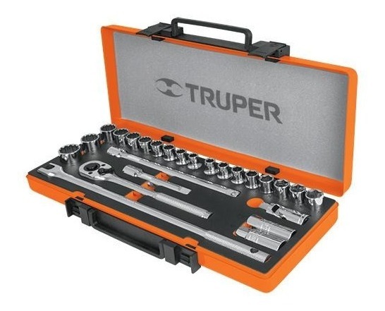 Juego Autocle 1/2  Mixto 26 Pz Truper 13938