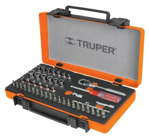 Juego Autocle 1/4 Mm 45 Pz Truper 13939